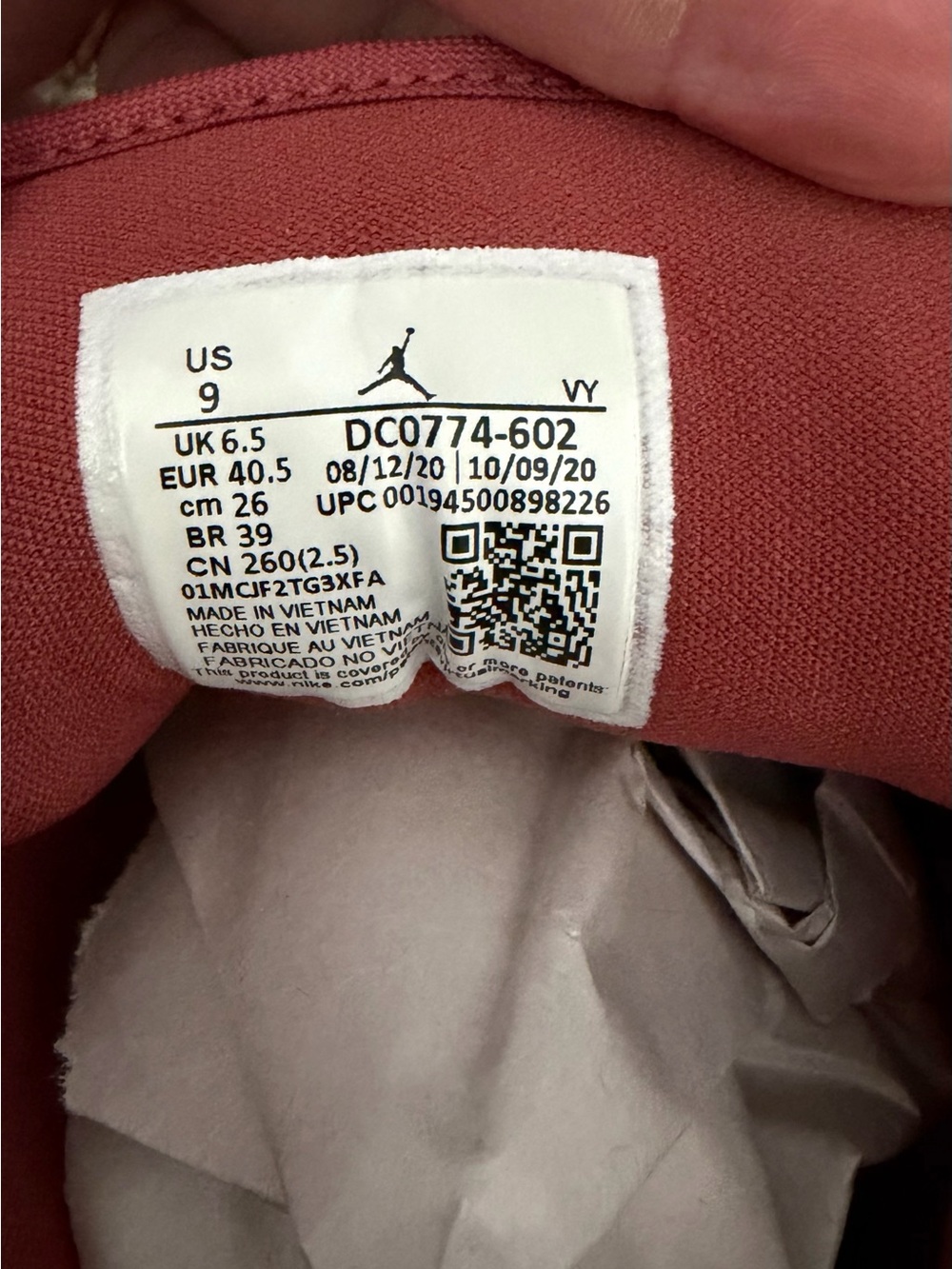 Jordan 1 Low - Canyon Rust W9 - Picture 6 of 6